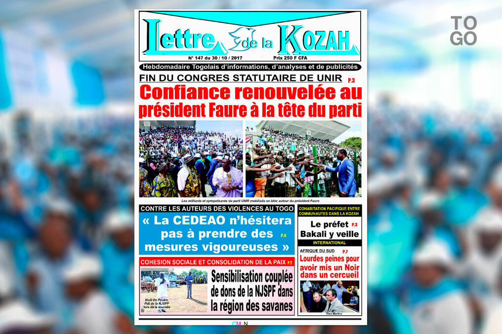 Confiance renouvelée République Togolaise