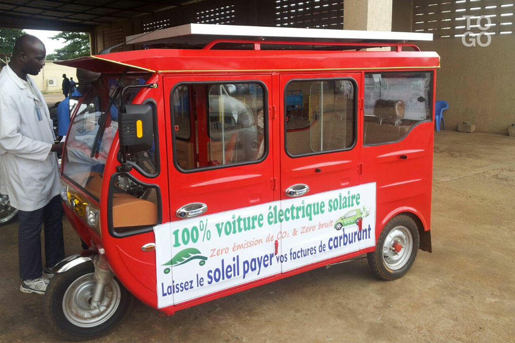 Une voiture solaire assemblée au Togo - République Togolaise